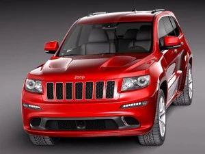Jeep Grand Cherokee SRT8 2012 3D Model
