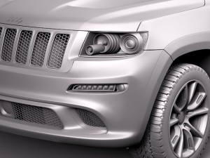 Jeep Grand Cherokee SRT8 2012 Modelo 3D