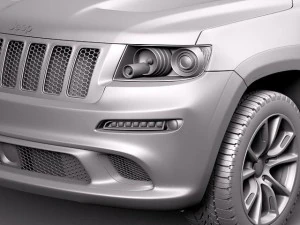 Jeep Grand Cherokee SRT8 2012 3D Model