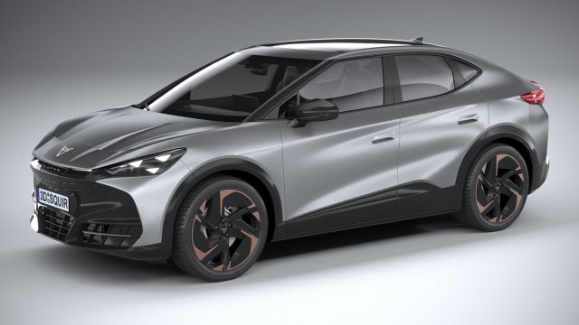 Cupra Tavascan 2024 3D 模型 .c4d .max .obj .3ds .fbx .stl .blend
