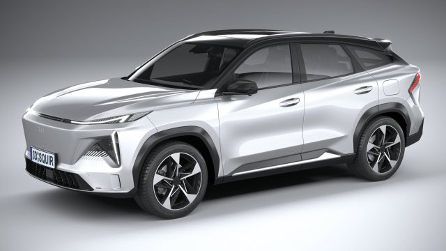 Geely Galaxy L7 2024 3D Model .c4d .max .obj .3ds .fbx .stl .blend 