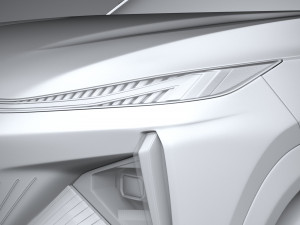 Geely Galaxy L7 2024 3D Model