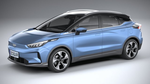 Geely Geometry C 2024 3D 模型 .c4d .max .obj .3ds .fbx .stl .blend 