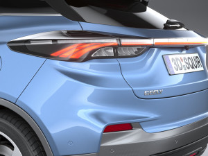 Geely Geometry C 2024 3D 模型