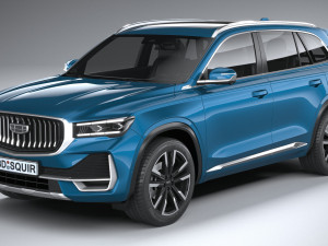 Geely Monjaro 2024 3D Model