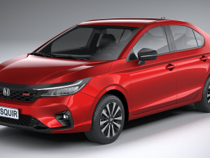 Honda City RS CVT 2024 3D 모델