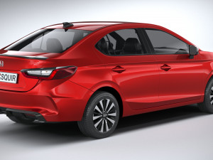 Honda City RS CVT 2024 3D 모델