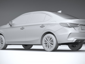 Honda City RS CVT 2024 3D 모델