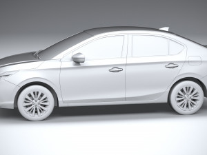 Honda City RS CVT 2024 3D 모델
