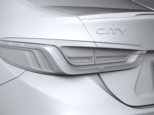 Honda City RS CVT 2024 3D 모델