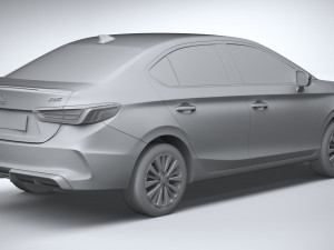 Honda City RS CVT 2024 3D 모델
