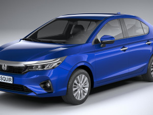 Honda City V CVT 2024 3D मॉडल