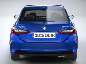 Honda City V CVT 2024 3D मॉडल