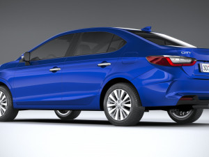 Honda City V CVT 2024 3D मॉडल