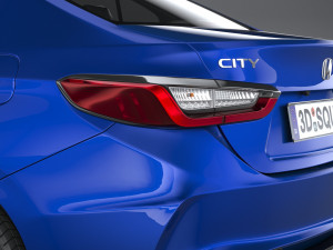 Honda City V CVT 2024 3D मॉडल