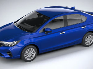 Honda City V CVT 2024 3D Model