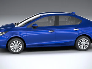 Honda City V CVT 2024 3D Model