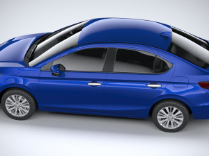 Honda City V CVT 2024 3D मॉडल