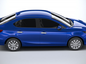 Honda City V CVT 2024 3D मॉडल