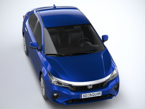 Honda City V CVT 2024 3D मॉडल