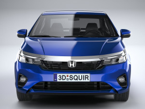 Honda City V CVT 2024 3D मॉडल