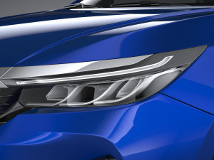 Honda City V CVT 2024 3D मॉडल