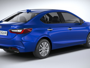 Honda City V CVT 2024 3D मॉडल