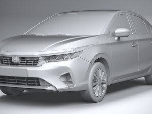 Honda City V CVT 2024 3D मॉडल