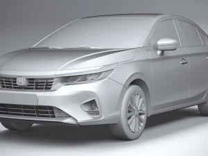 Honda City V CVT 2024 3D Model