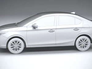 Honda City V CVT 2024 3D Model