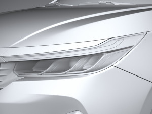 Honda City V CVT 2024 3D मॉडल