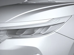 Honda City V CVT 2024 3D Model