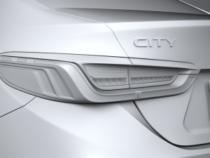 Honda City V CVT 2024 3D मॉडल