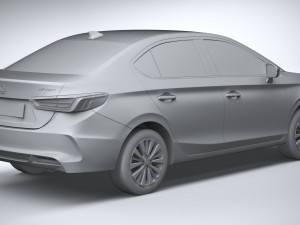 Honda City V CVT 2024 3D मॉडल