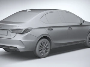 Honda City V CVT 2024 3D Model