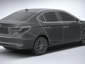Honda City V CVT 2024 3D Model