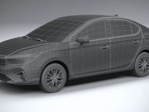 Honda City V CVT 2024 3D Model