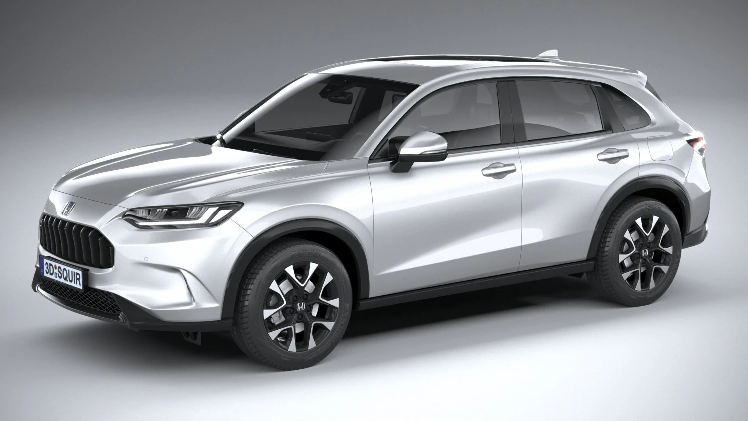 Honda ZR-V base 2024 3D Model .c4d .max .obj .3ds .fbx .stl .blend 