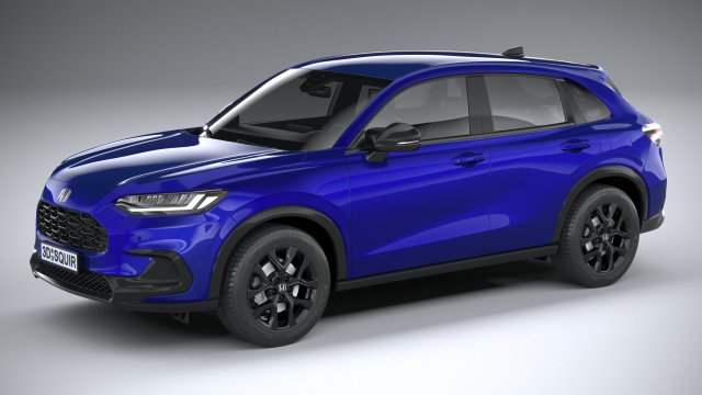 Honda ZR-V sport 2024 3Dモデル .c4d .max .obj .3ds .fbx .stl .blend 