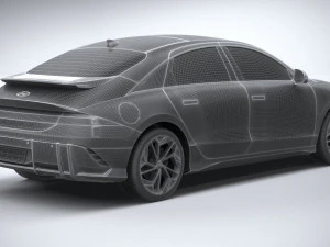 Hyundai Ioniq 6 2023 3D Model