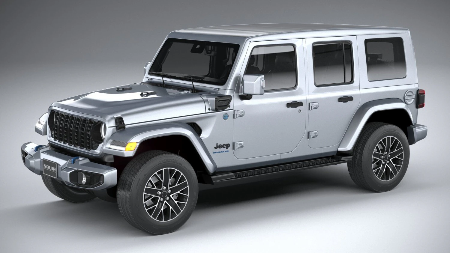 Jeep Wrangler 4xe 2024 3D Model .c4d .max .obj .3ds .fbx .stl .blend 