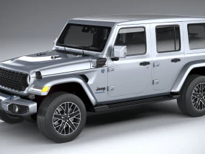 Jeep Wrangler 4xe 2024 Modello 3D