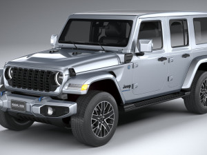Jeep Wrangler 4xe 2024 3D 모델