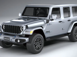 Jeep Wrangler 4xe 2024 3D Model