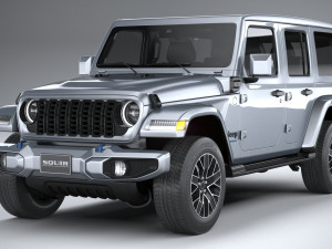 Jeep Wrangler 4xe 2024 3D 모델