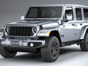 Jeep Wrangler 4xe 2024 3D Model