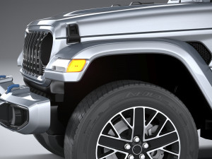 Jeep Wrangler 4xe 2024 3D 모델
