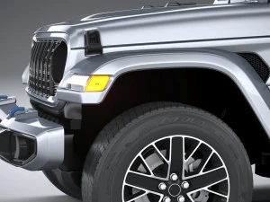 Jeep Wrangler 4xe 2024 3D Model