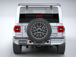 Jeep Wrangler 4xe 2024 3D Model