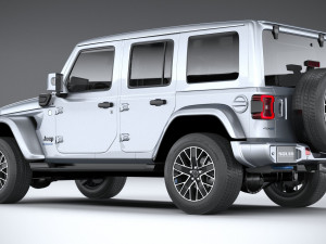 Jeep Wrangler 4xe 2024 3D 모델